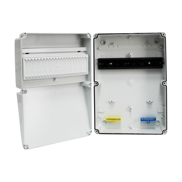 Stromverteiler Leergehäuse IP66 - 11 Module